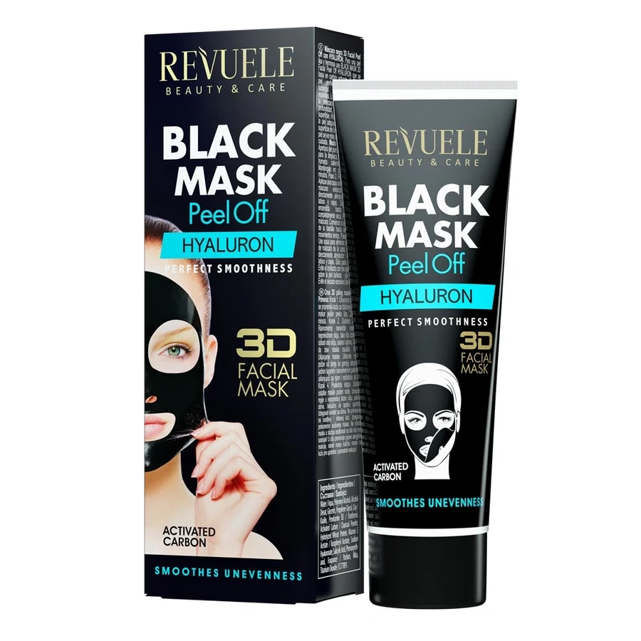 Revuele 3D Black Mask Peel Off with Hyaluron 80 мл
