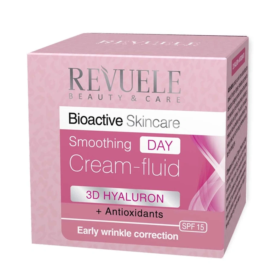Revuele Bioactive Skincare Smoothing Day Cream-Fluid 3D Hyaluron 50 мл