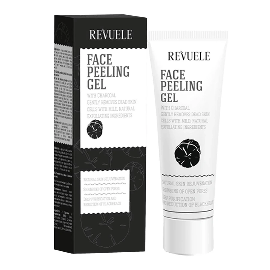 Вугільний пілінг-гель для обличчя Revuele Face Peeling Gel with Charcoal 80 мл