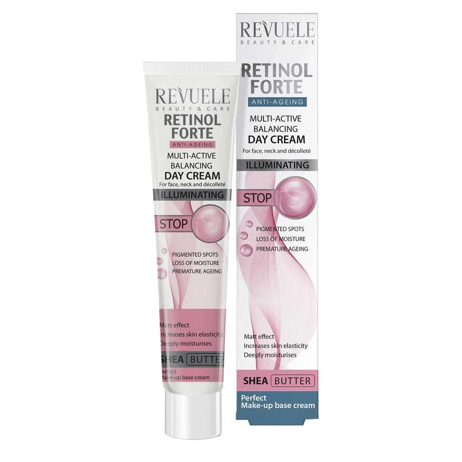 Мультиактивний освітлюючий денний крем з ретинолом Revuele Retinol Forte Multi-Active Balancing Day Cream 50 мл
