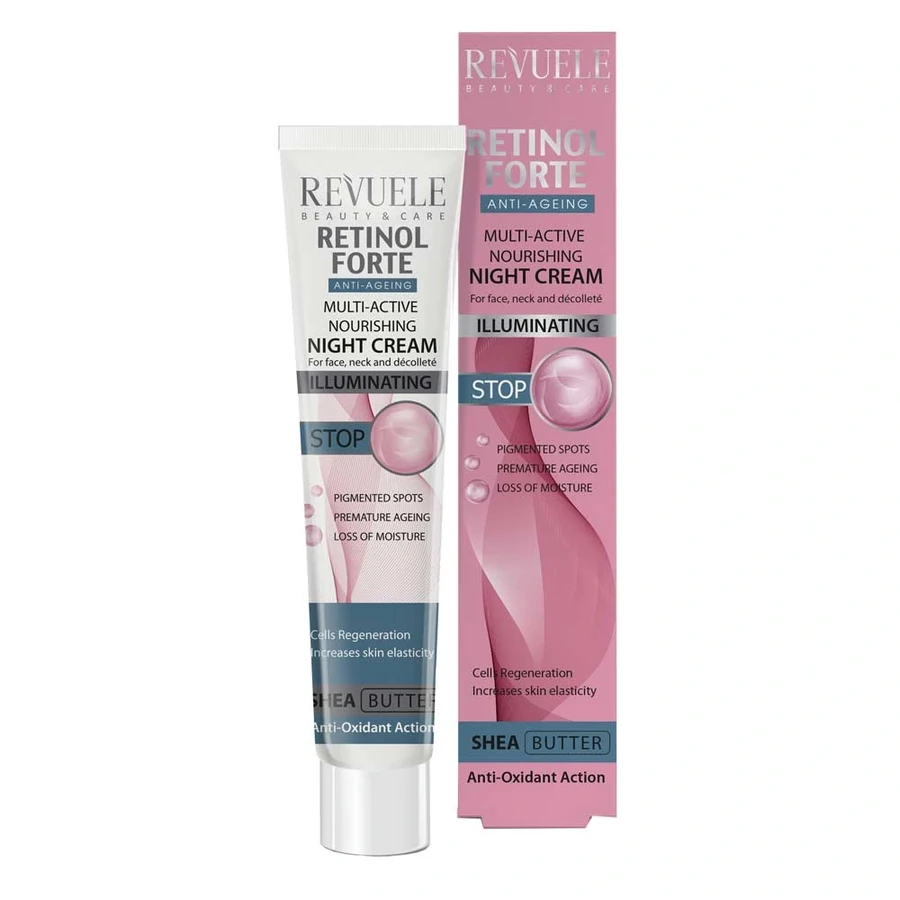 Мультиактивний живильний нічний крем з ретинолом Revuele Retinol Forte Multi-Active Nourishing Night Cream 50 мл