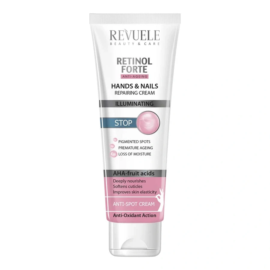 Відновлюючий крем для рук та нігтів з ретинолом Revuele Retinol Forte Hands and Nail Repairing Cream 100 мл