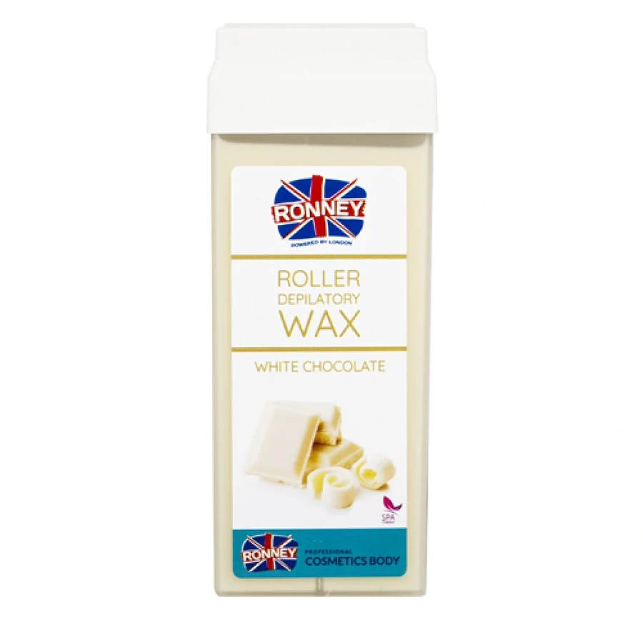 Віск для депіляції у картриджі Ronney Roller Depilatory Wax White Chocolate білий шоколад 100 мл