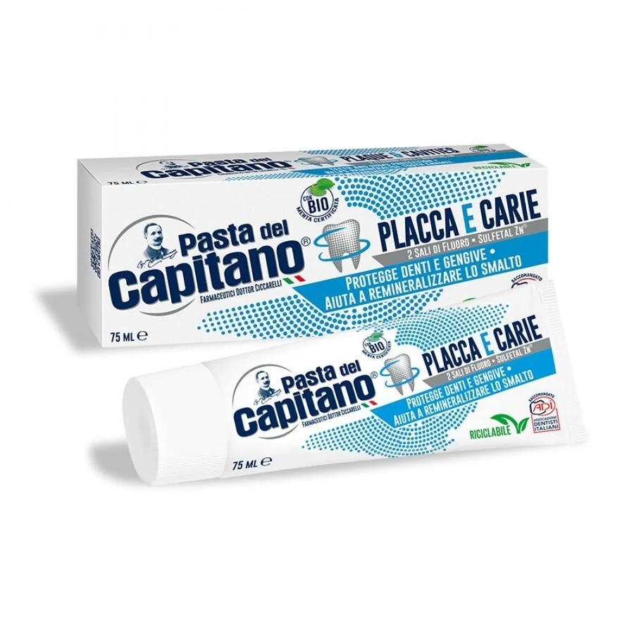 Pasta del Capitano Toothpaste Against Сaries & Plaque 75 мл