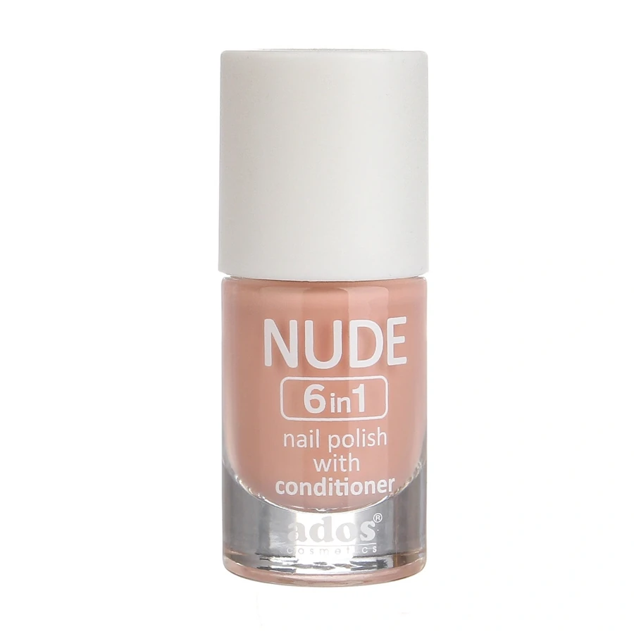 ados Nude Nail Polish with Conditioner 6in1 №02 8 мл