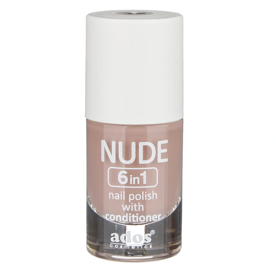 ados Nude Nail Polish with Conditioner 6in1 №12 8 мл
