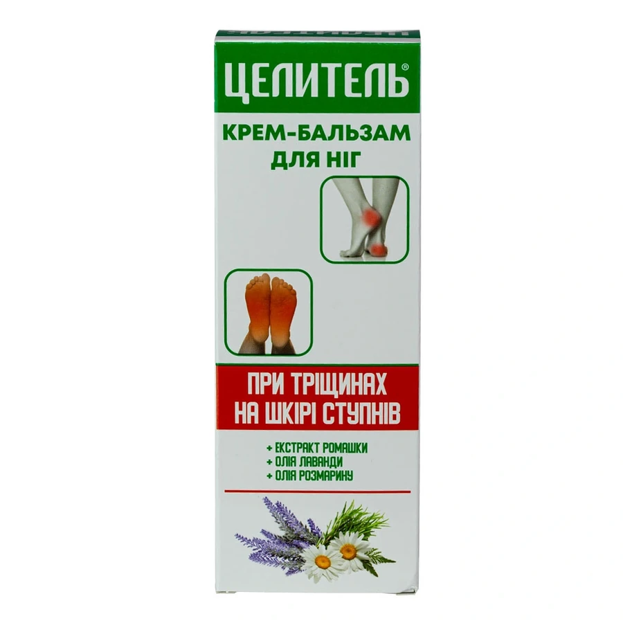 Крем-бальзам для ніг загоює “Цілитель” Aromat Cream-Balm for Legs Healer 70 г