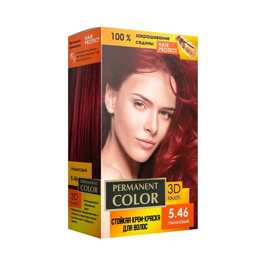 Крем-фарба для волосся Aromat Permanent Color №5.46 Pomegranate гранатовий