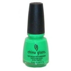 Лак China Glaze In the Lime Light лайм із шиммером, неон 14 мл