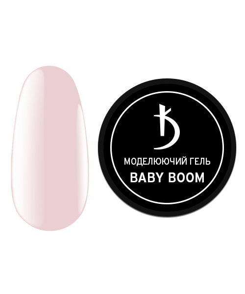 Моделюючий гель Kodi Build It Up Gel Baby Boom вершково-рожевий 12 мл