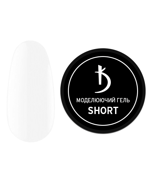 Моделюючий гель для коротких нігтів Kodi Build It Up Gel Short Nails прозорий 12 мл