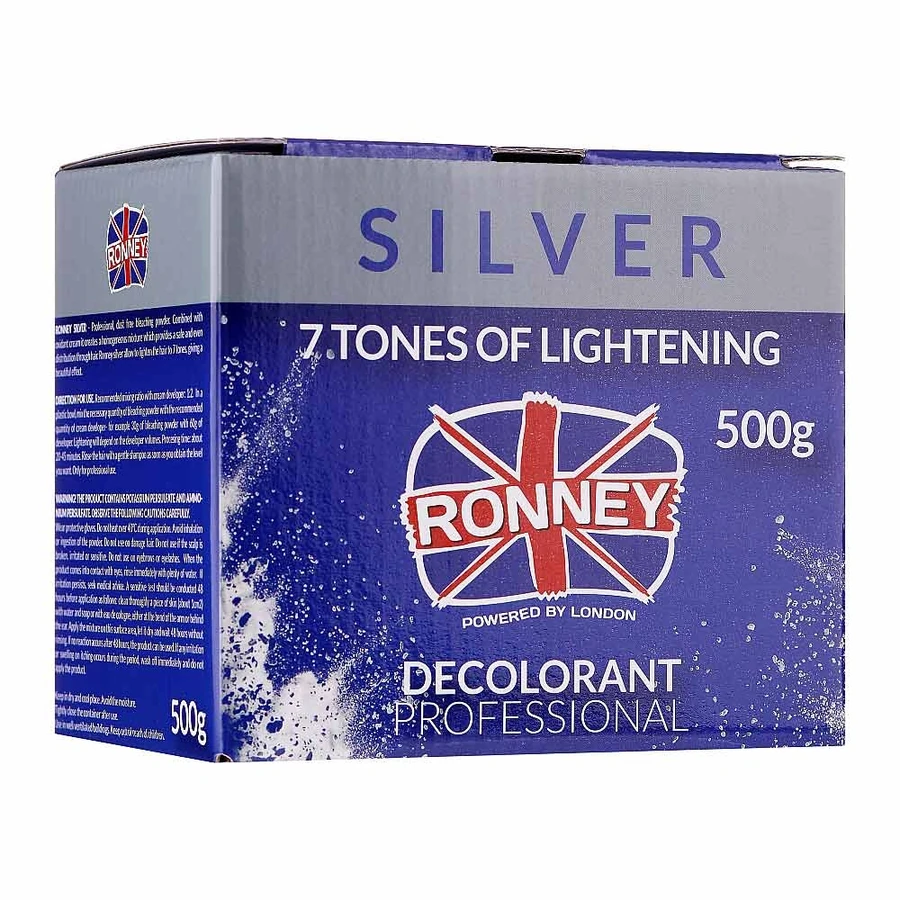 Порошок для освітлення волосся 7 тонів Ronney Hair Decolorant Powder 500 г
