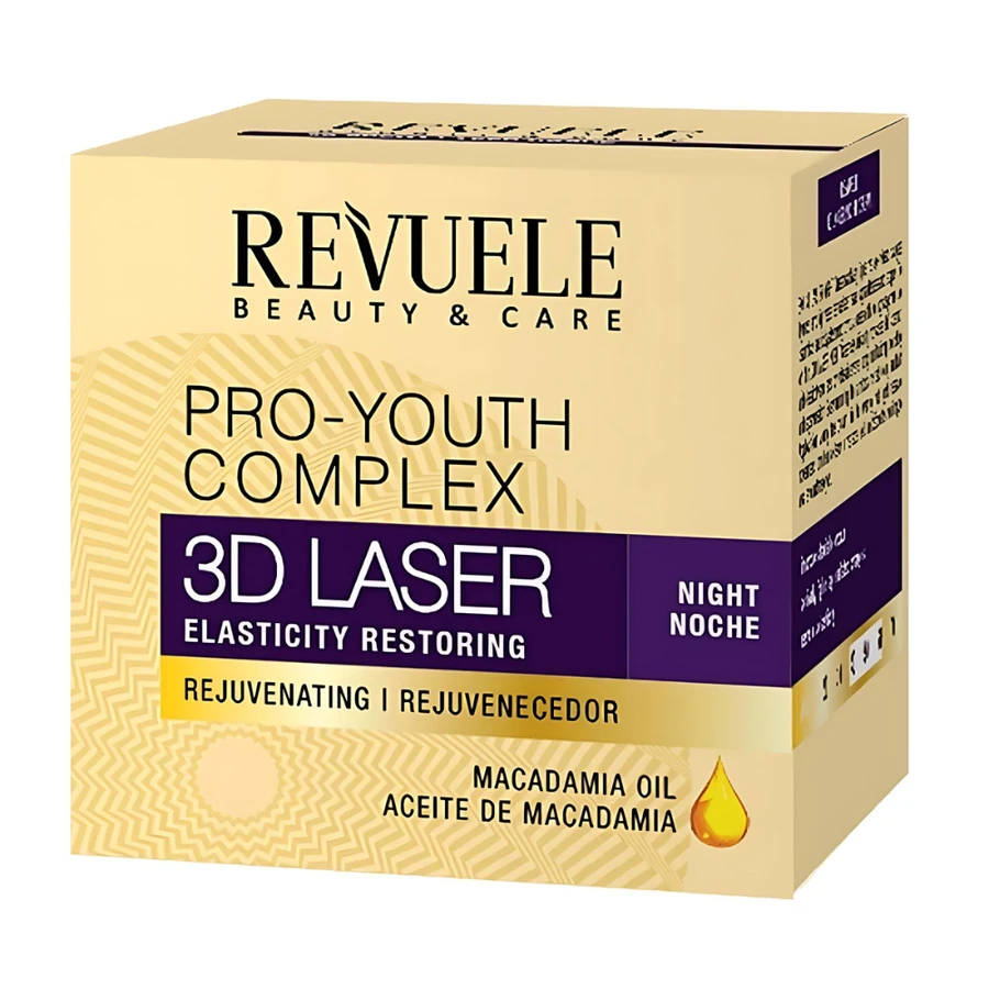 Нічний антивіковий крем для обличчя Revuele 3D Laser Pro-Youth Complex Night Cream 50 мл