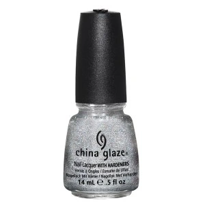 Лак China Glaze Glistening Snow сріблястий шиммер 14 мл