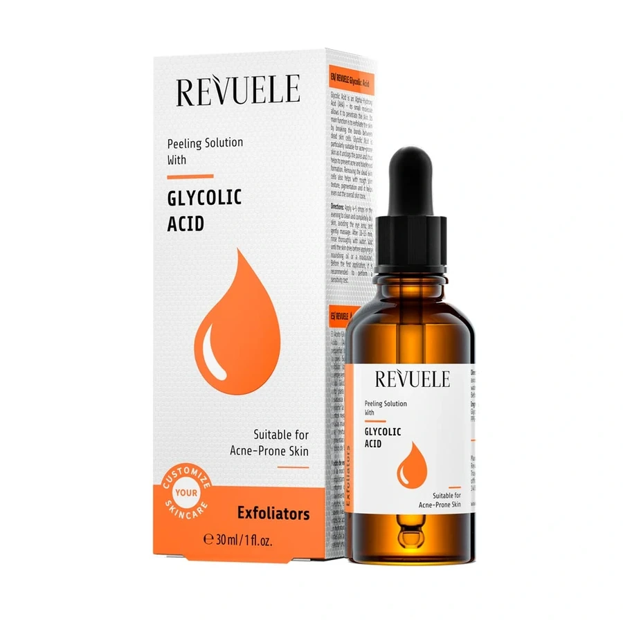 Пілінг для обличчя з гліколієвою кислотою Revuele Peeling Solution with Glycolic Acid 30 мл