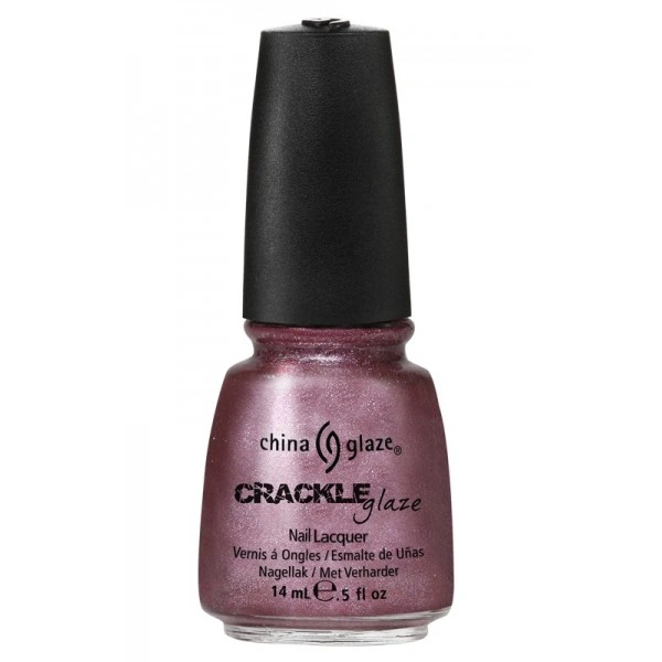 Лак China Glaze Haute Metal перламутрово-рожевий, кракелюр 14 мл