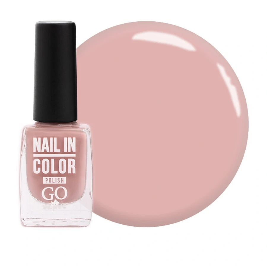 Лак для нігтів GO Active Nail in Color №34 приглушений лілово-рожевий, емаль 10 мл