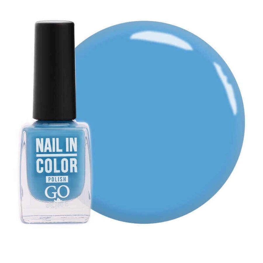 Лак для нігтів GO Active Nail in Color №39 блакитний, емаль 10 мл