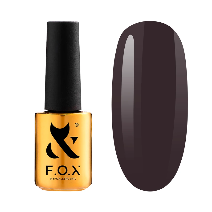 Гель-лак FOX Gel Polish Spectrum 121 коричневий, емаль 7 мл