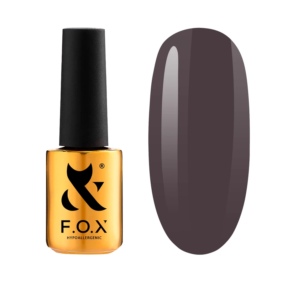 Гель-лак FOX Gel Polish Gold Spectrum 122 коричневий, емаль 7 мл