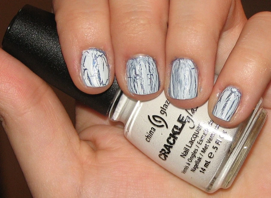 Лак China Glaze Lightning Bolt білий, кракелюр 14 мл
