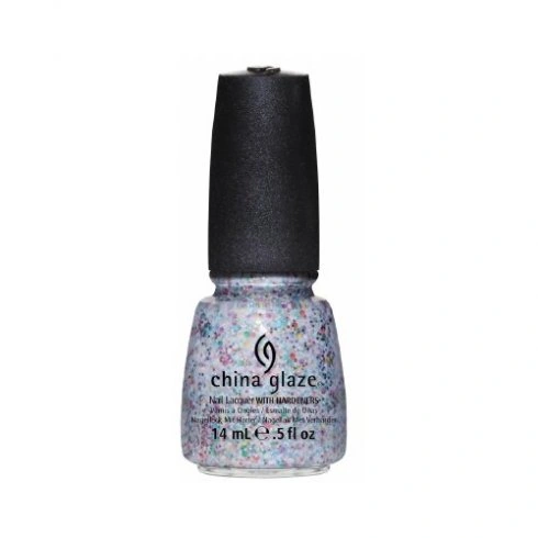 Лак China Glaze It`sa Trap-Eze молочний з різнокольоровими блискітками 14 мл