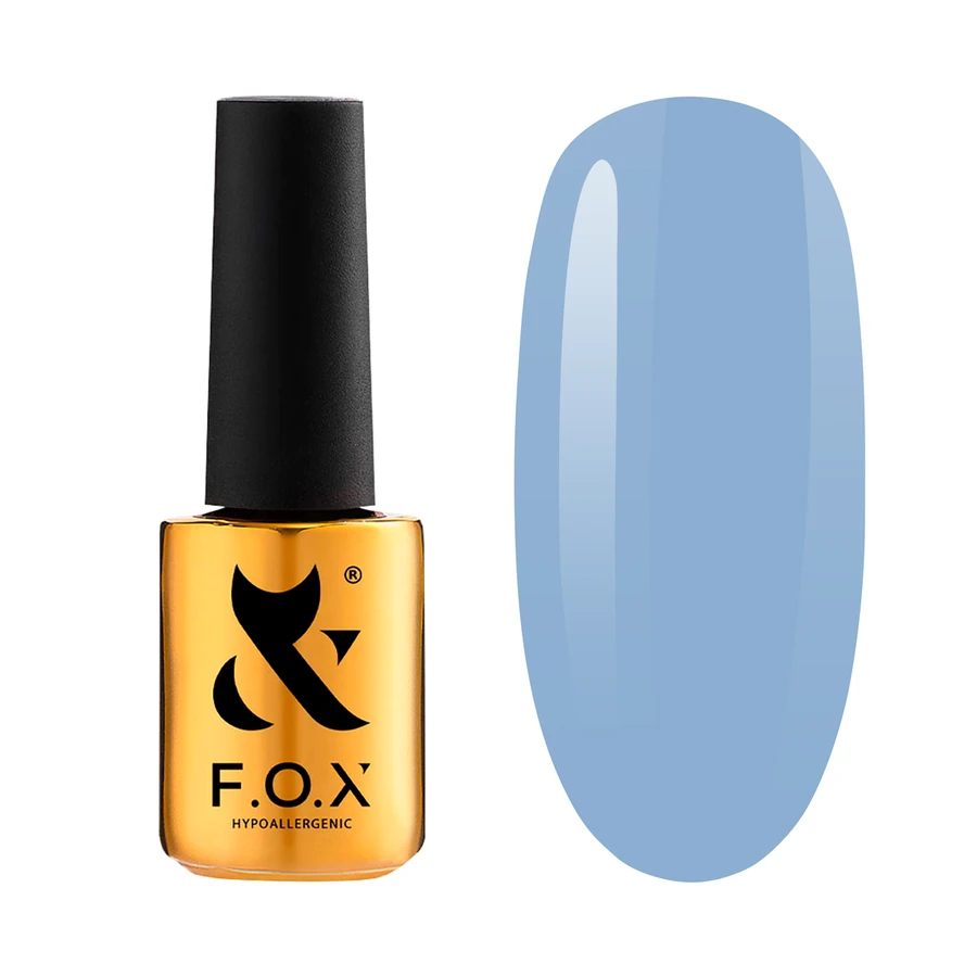 Гель-лак FOX Gel Polish Gold Spectrum 149 блакитний, емаль 7 мл