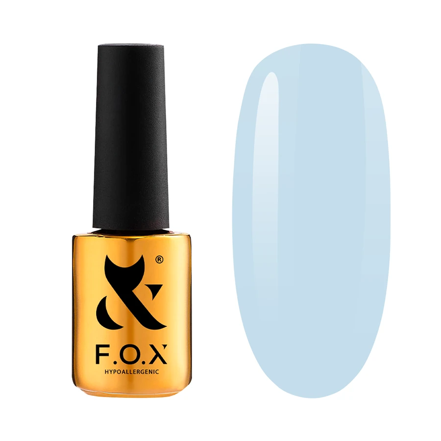 Гель-лак FOX Gel Polish Gold Spectrum 150 світлий блакитний, емаль 7 мл