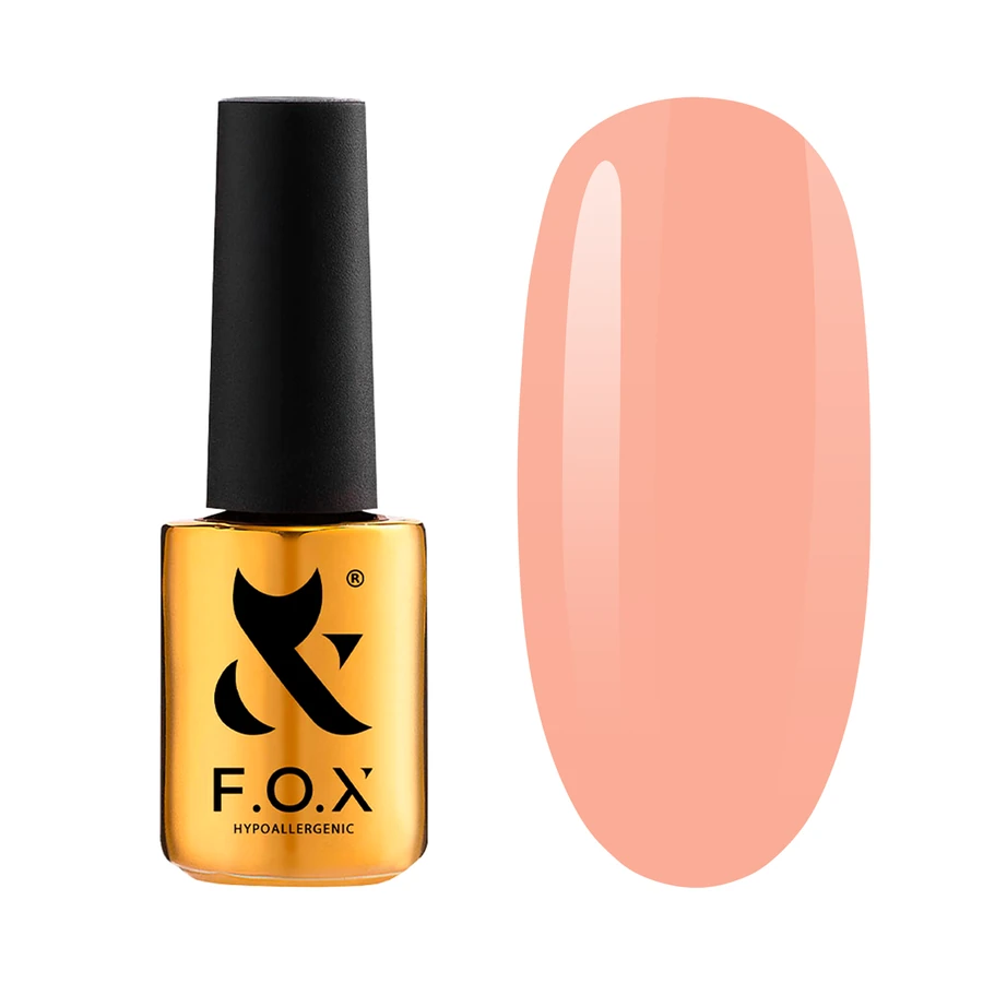 Гель-лак FOX Gel Polish Gold Spectrum 152 персиковий, емаль 7 мл