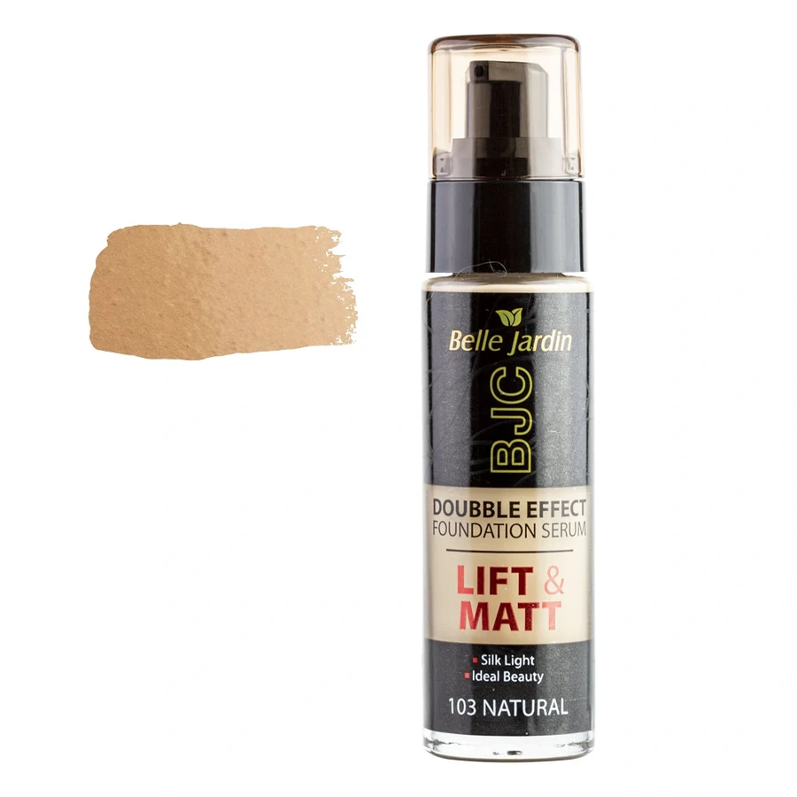 Тональний крем матеруючий ліфтинг ефект Belle Jardin Lift&Matt Double Effect Fundation Serum №103 Natural натуральний