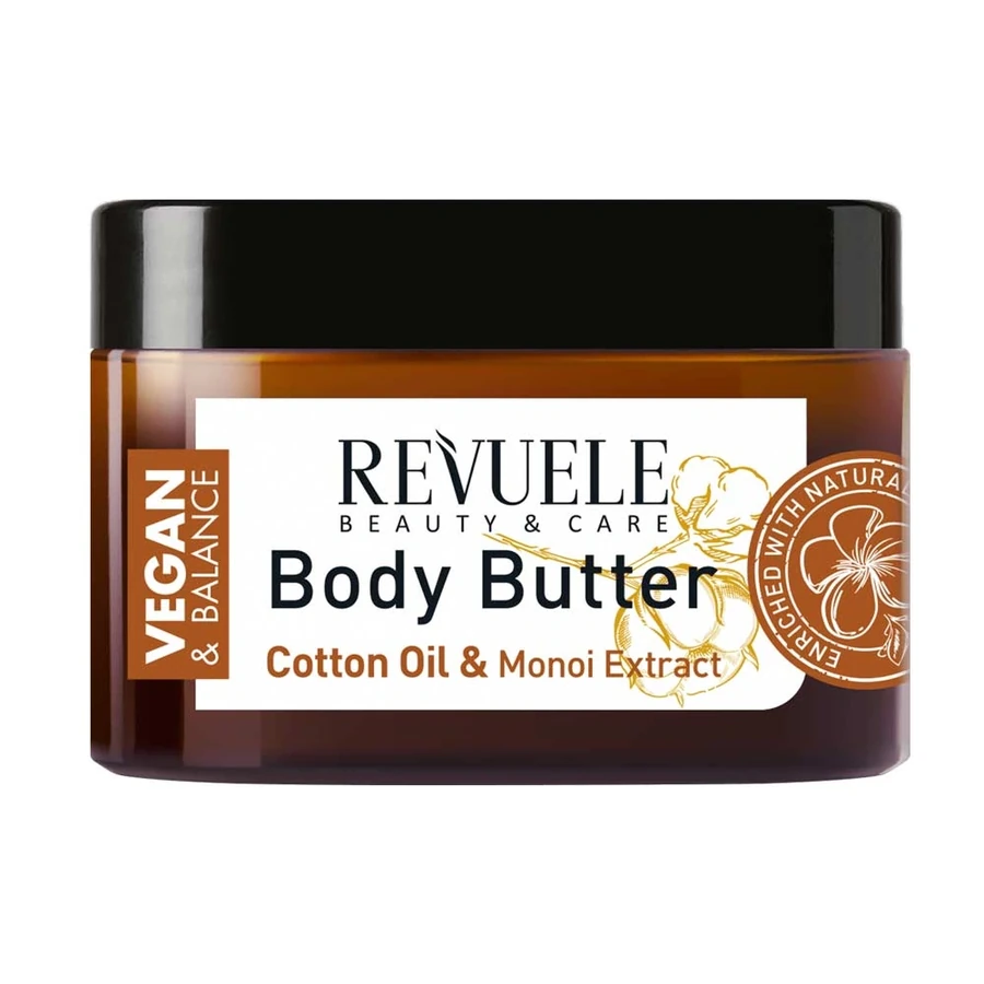 Revuele Vegan & Balance Body Butter Cotton Oil & Monoi Extract 360 мл