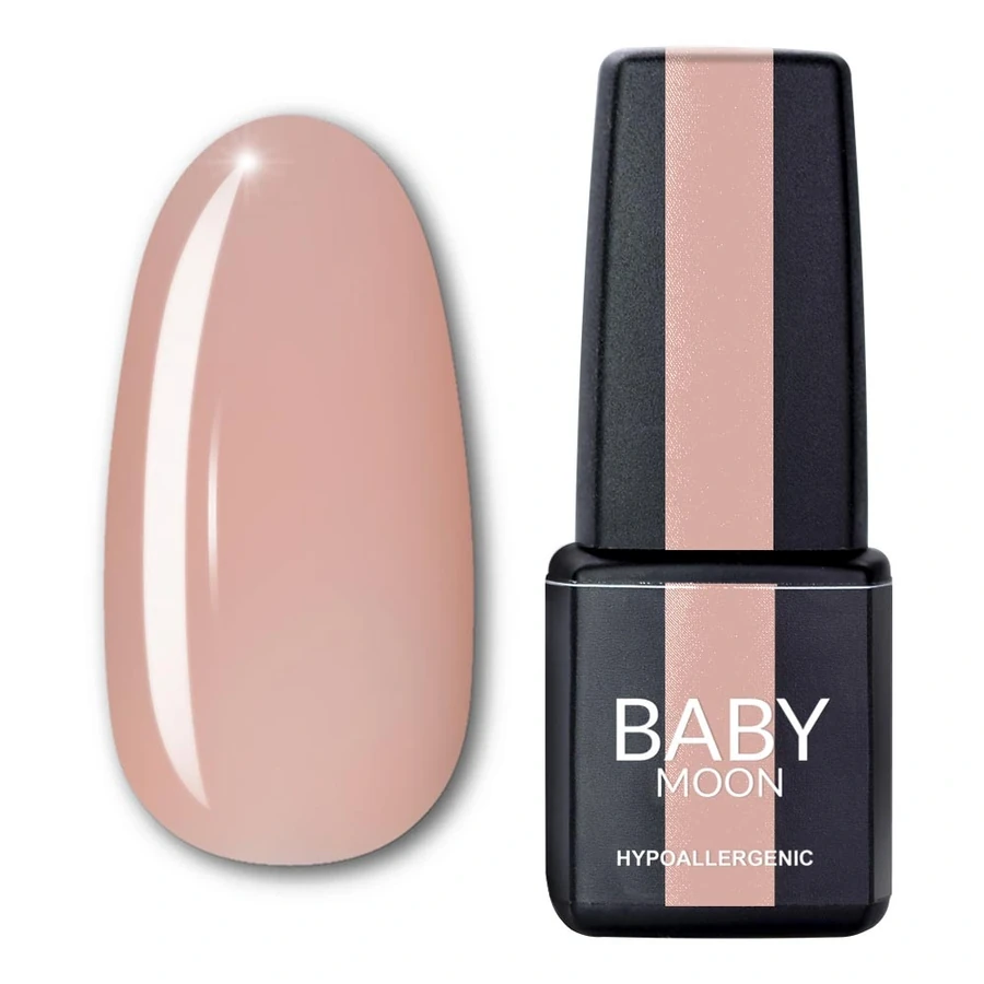 Гель-лак BABY MOON Dolce Rose Gel Polish №001 світлий персик, емаль 6 мл