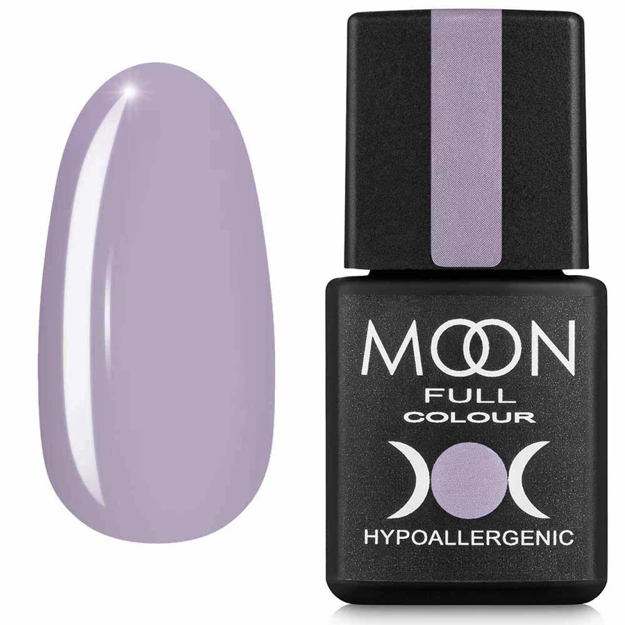 Кольорова база для гель-лаку MOON FULL Barbie Color Rubber Base №09 світлий фіолетовий, емаль 8 мл