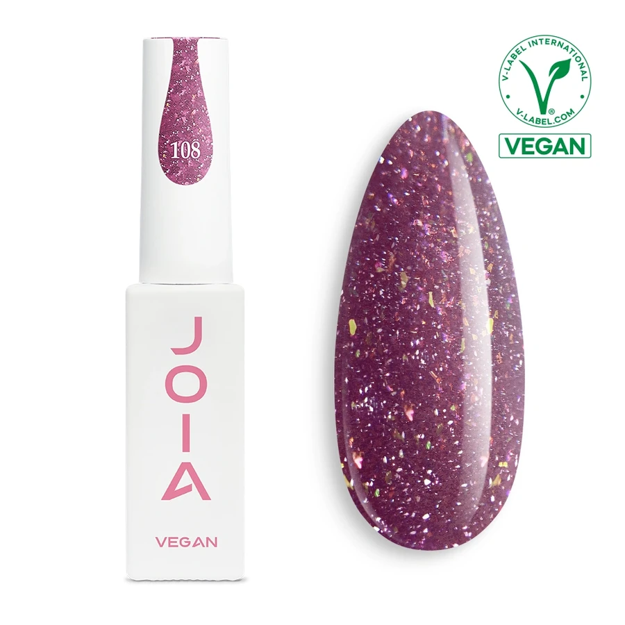 Гель-лак для нігтів JOIA Vegan 108 рожевий 6 мл