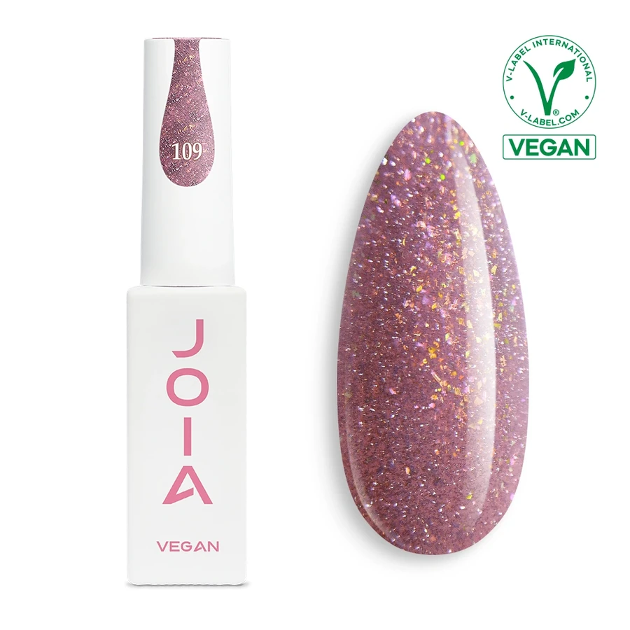 Гель-лак для нігтів JOIA Vegan 109 ніжно-рожевий 6 мл