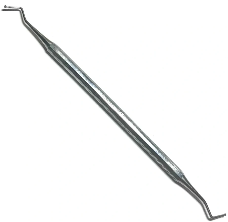Двосторонній інструмент для манікюру та педикюру Zauber Tool for Manicure and Pedicure 05-981 кюретка двостороння