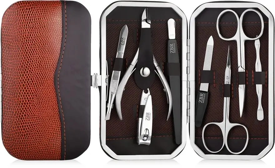 Манікюрний набір Zauber Manicure Tools Set ZBR-084 8 предметів