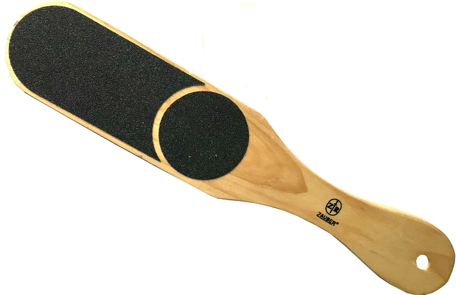 Дерев`яна тертя педикюрна Zauber Pedicure Wooden Grater 04-046 пряма