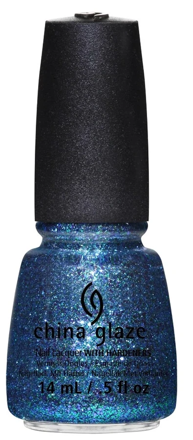 Лак China Glaze Water You Waiting For смальта, великі блискітки 14 мл