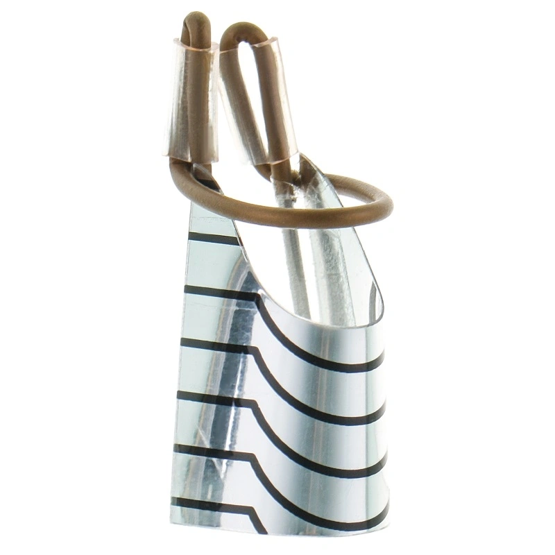 Багаторазові форми для нарощування Molekula Reusable Nail Forms Silver срібло 5 шт
