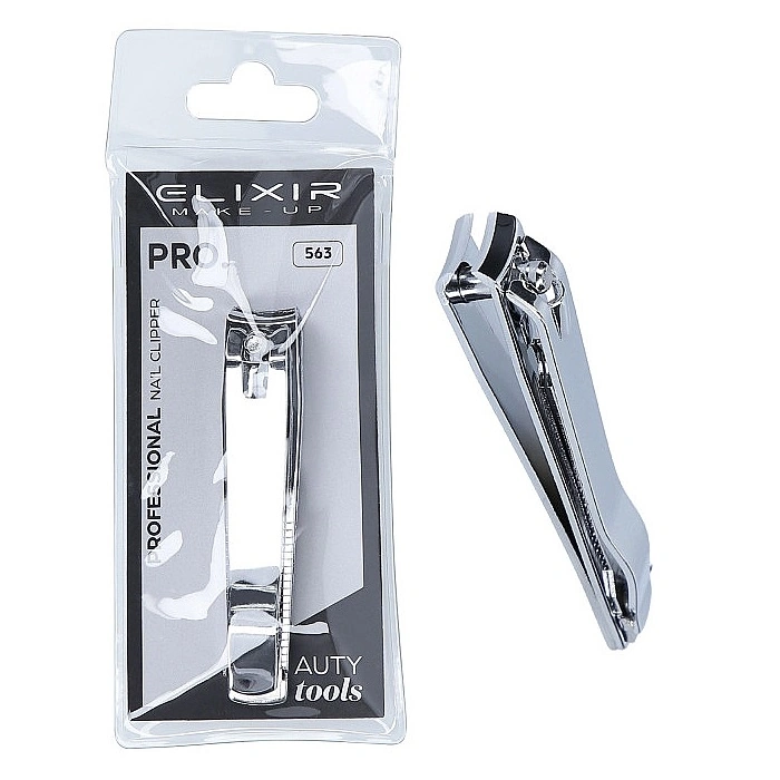 Кліпер для нігтів Elixir Nail Clipper 563 Silver срібло