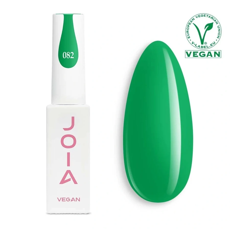 Гель-лак JOIA Vegan 082 зелений, емаль 6 мл