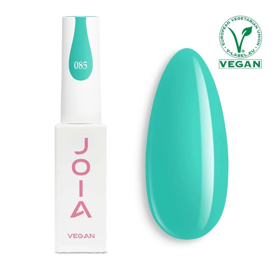 Гель-лак JOIA Vegan 085 ціановий, емаль 6 мл