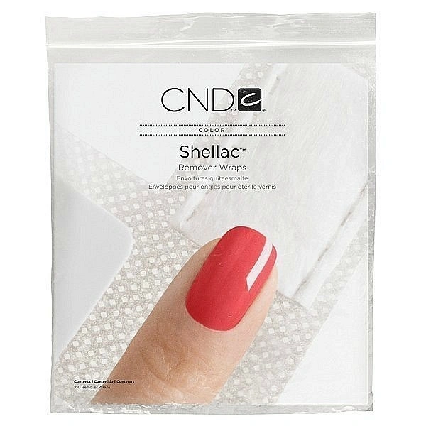 Замотування для видалення Shellac 250 шт CND Shellac Remover Wraps 250 шт