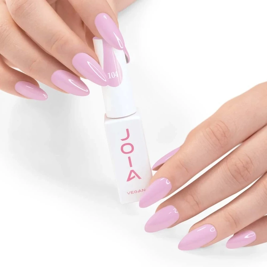 Гель-лак JOIA Vegan 104 рожева сакура, емаль 6 мл