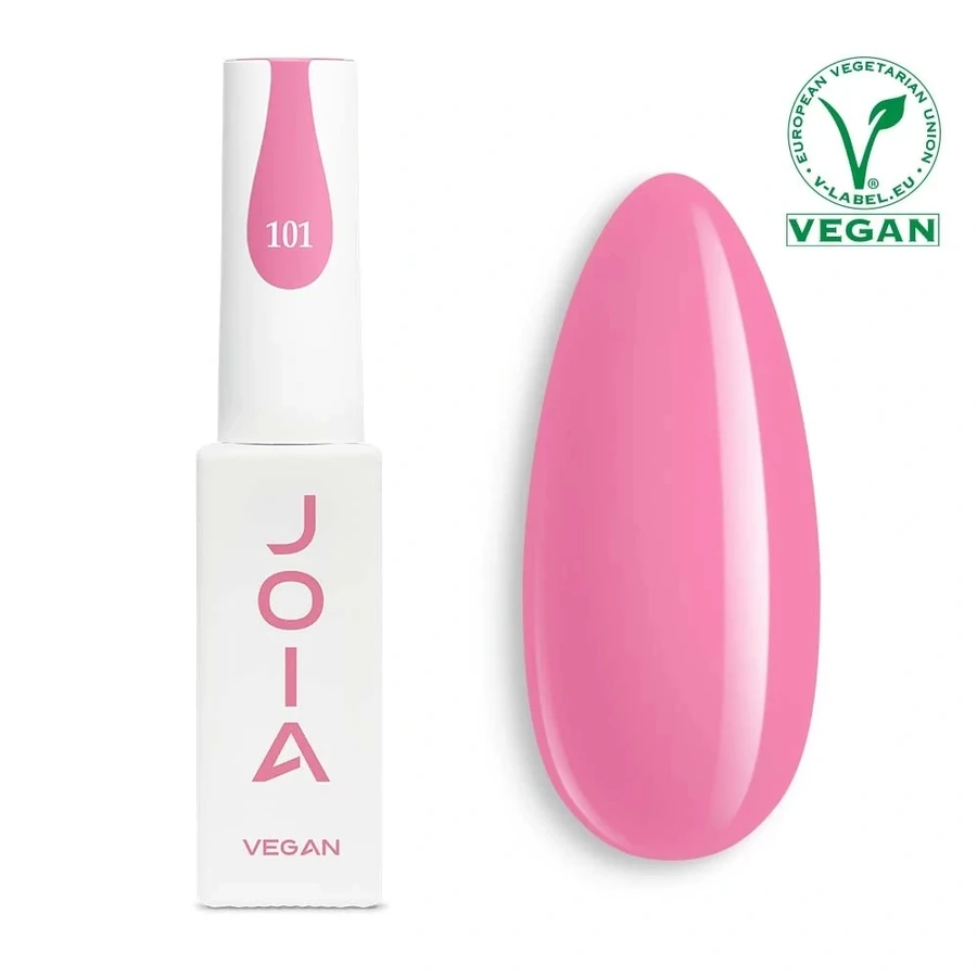 Гель-лак JOIA Vegan 101 лососевий, емаль 6 мл