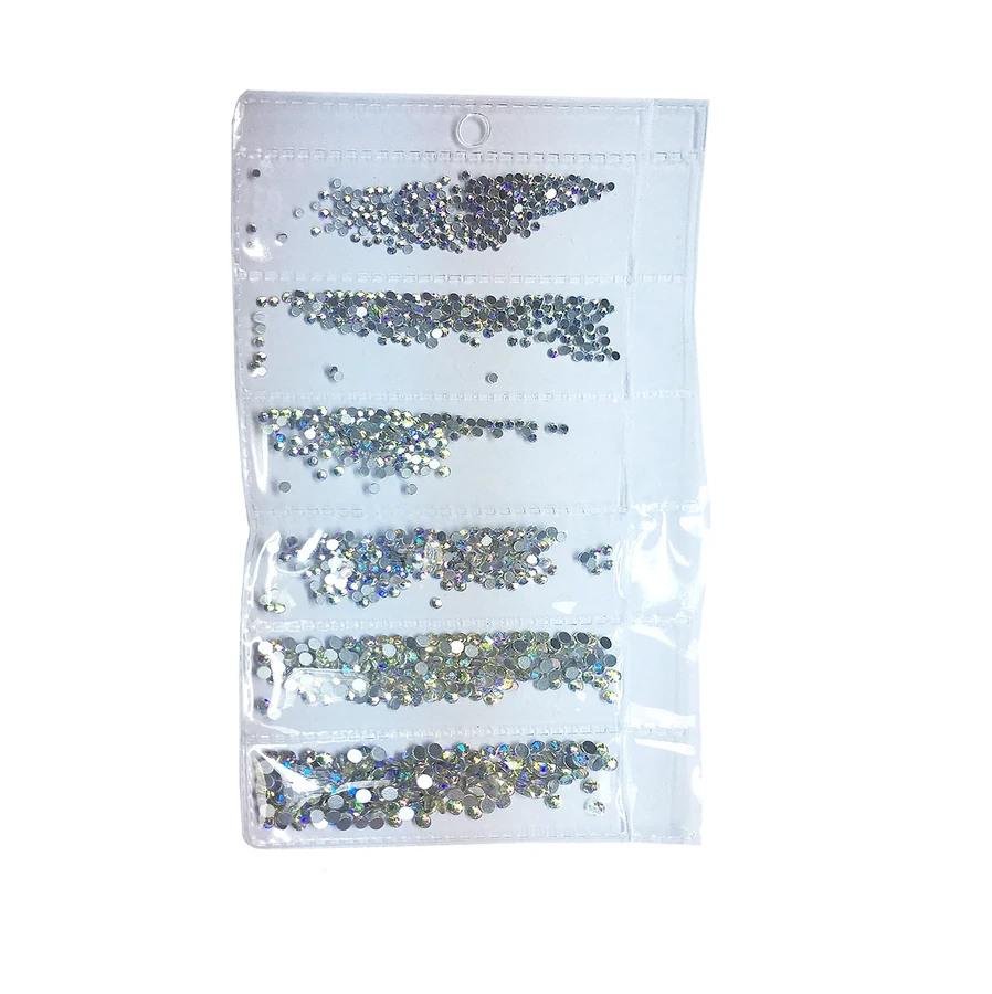Камені сваровські Molekula Swarovski Stones Set Holographic скло, голографік 1440 шт
