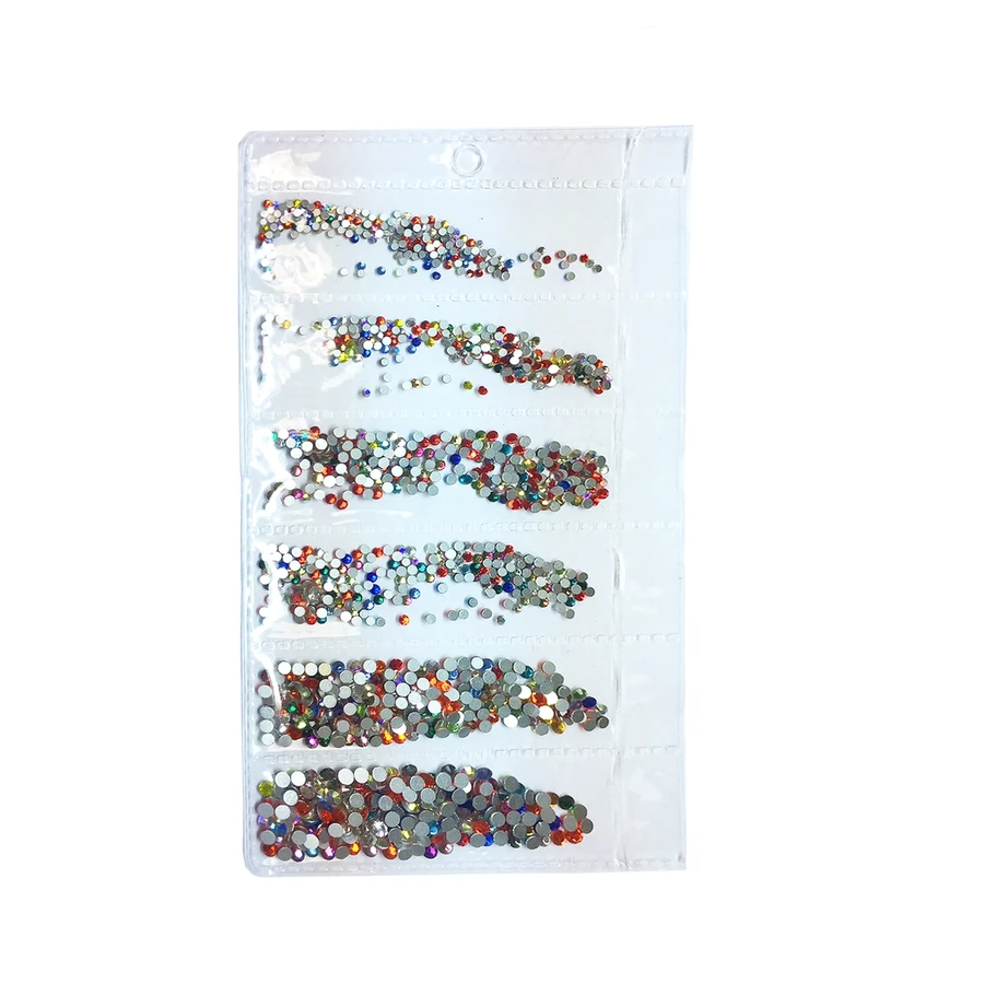 Камені сварівські Molekula Swarovski Stones Set Color Mix скло, кольоровий мікс 1440 шт