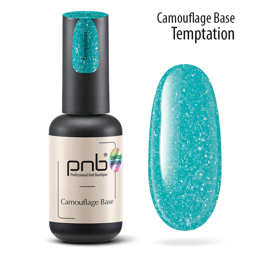 База камуфлююча каучукова PNB Camouflage Base Temptation Зелена 8 мл