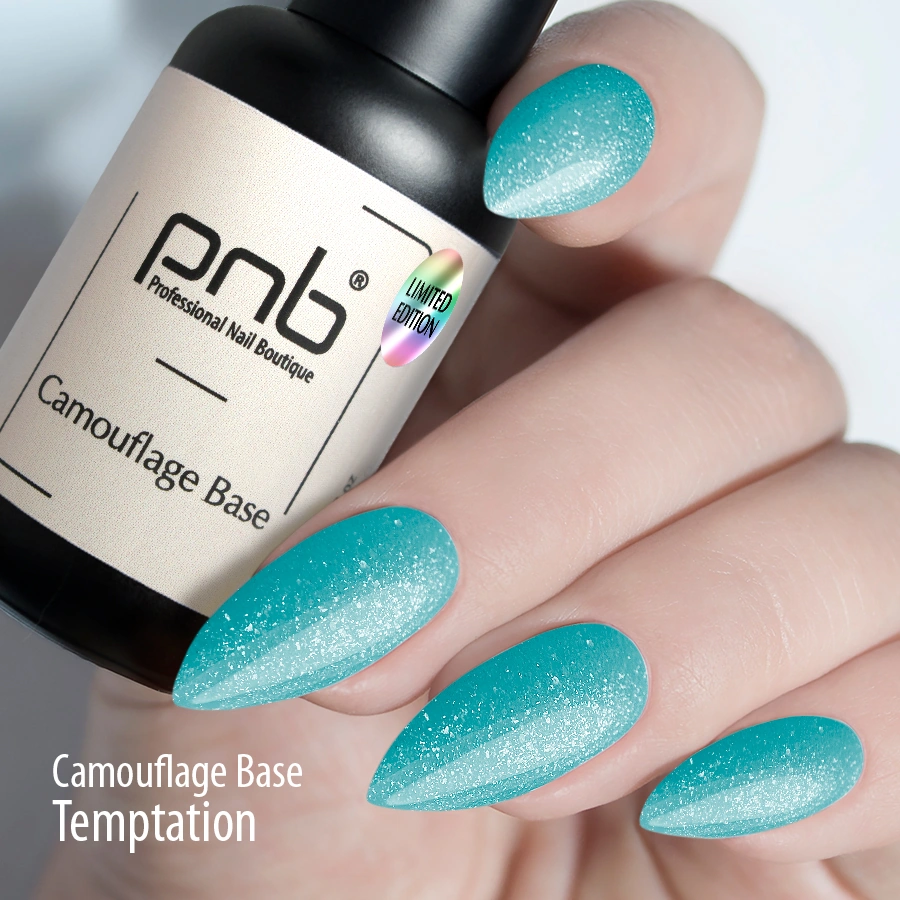 База камуфлююча каучукова PNB Camouflage Base Temptation Зелена 8 мл
